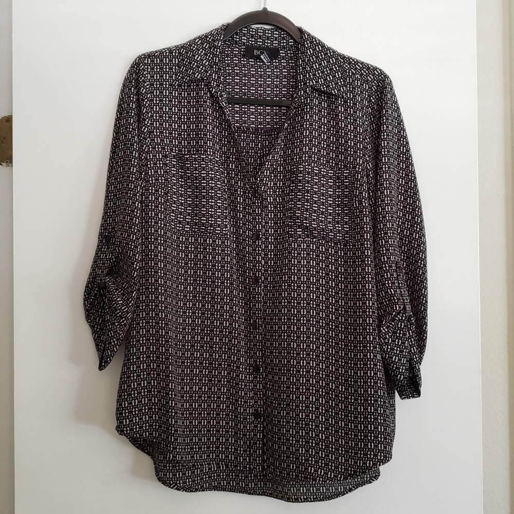 Bcx Women's Patterned Blouse
